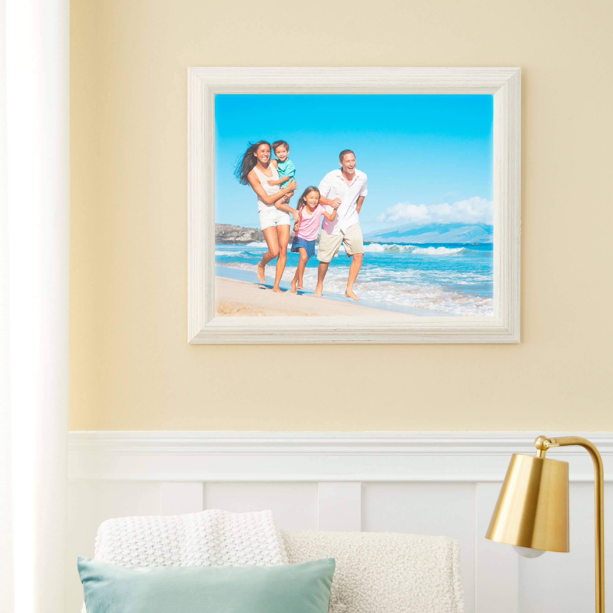 16" x 20" White Open Back Driftwood Frame by Studio Décor®